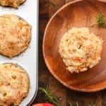 Apple Cheddar Muffins with Rosemary