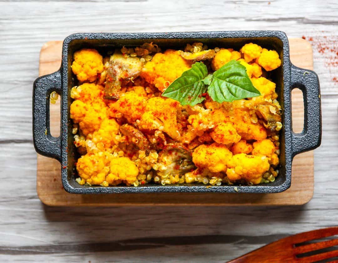 Mushroom Cauliflower Casserole