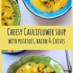 Cheesy Cauliflower Soup