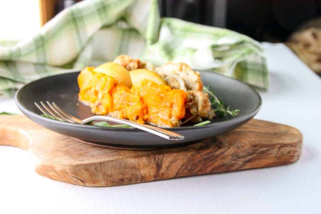 Sweet Potato Apple Turkey Bake