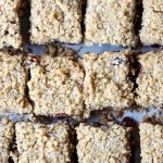 Pieces of oat squares