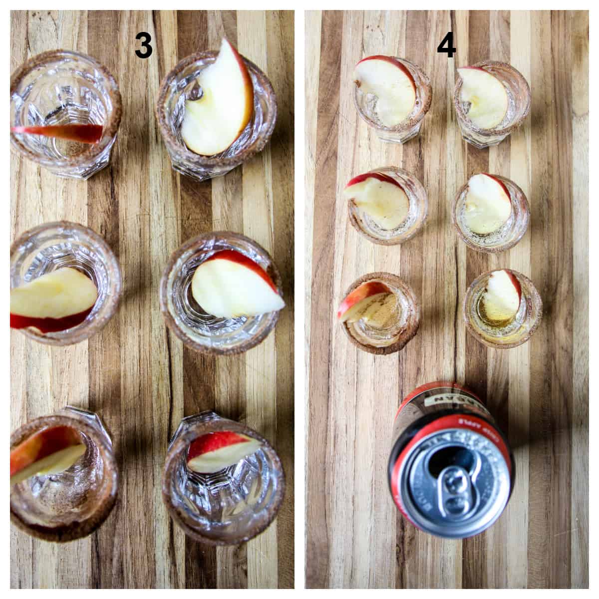 Steps three and four to make this recipe.