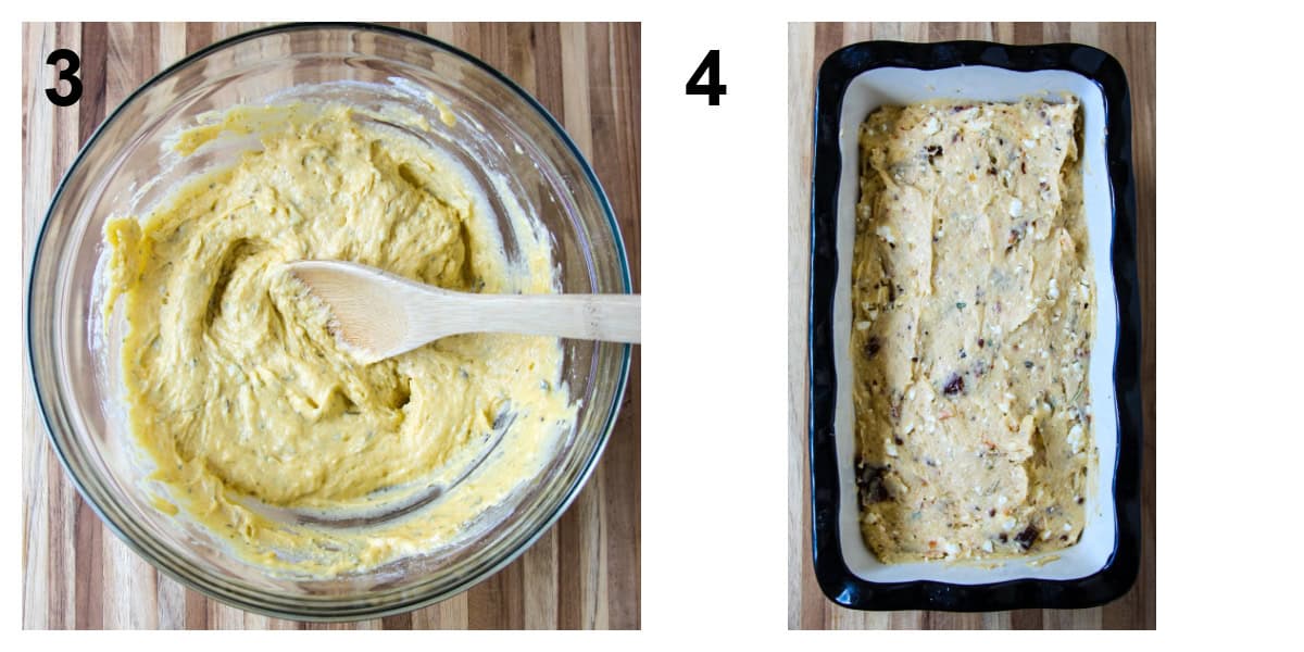 The final two steps of the recipe process.